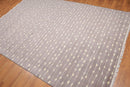 6' x 9' Hand Knotted Modern 100% Wool Area rug Gray