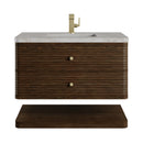 James Martin Allamari 36" Floating Single Bathroom Vanity, Sable