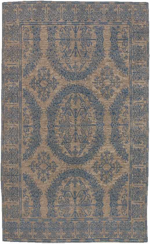 Dunedin Traditional Khaki/Denim Area Rug