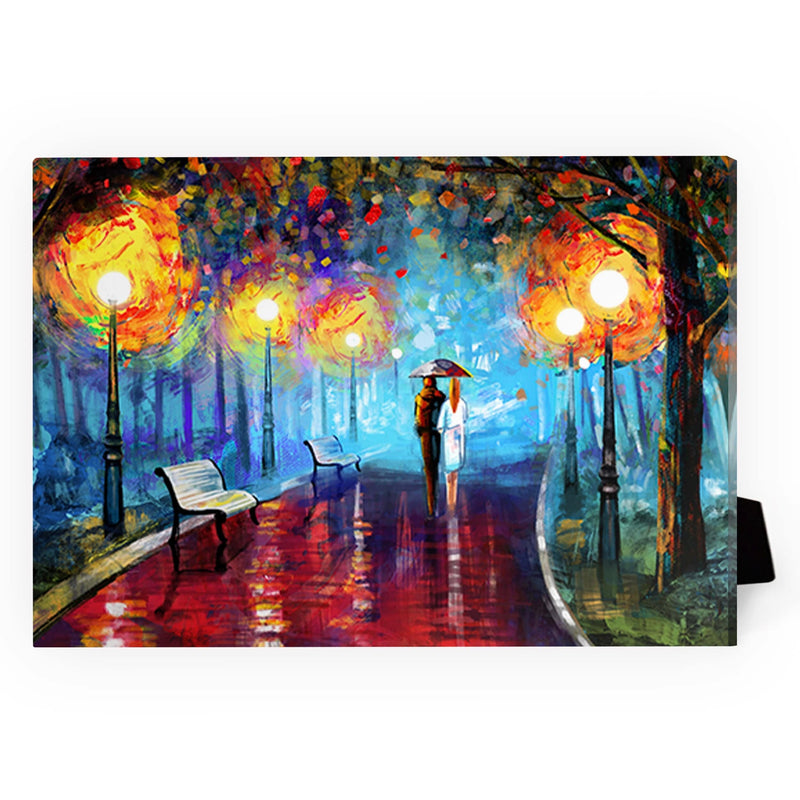 Evening Walks Desktop Canvas