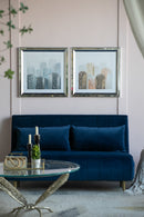 S/2 23.6x23.6' Kaiden Crystal Mirror Framed Wall Art