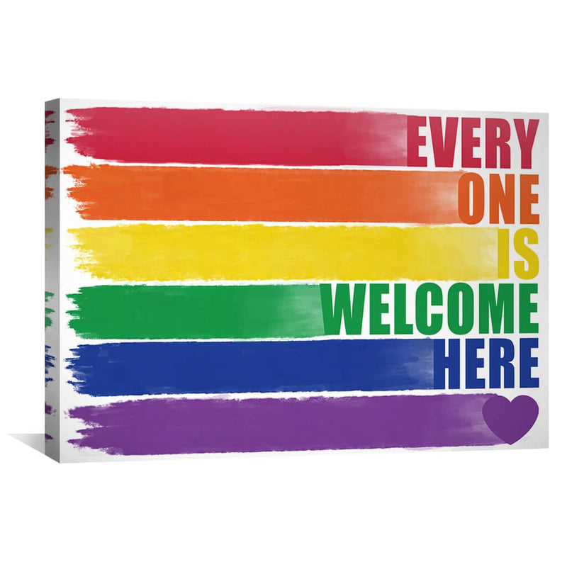 Every One is Welcome Canvas