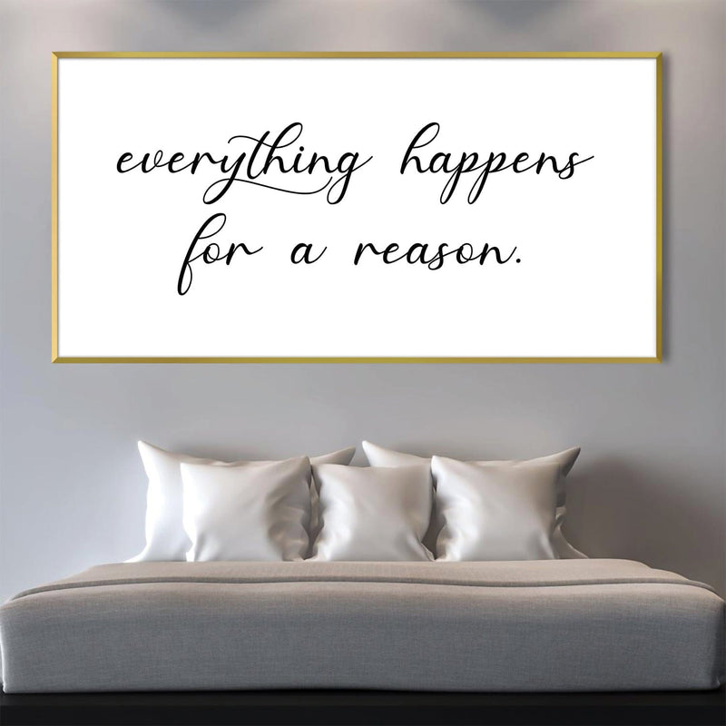 Everything Happens For A Reason Canvas