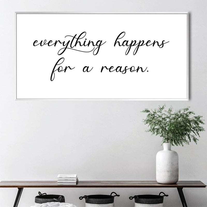 Everything Happens For A Reason Canvas