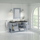 James Martin Breckenridge 60" Single Bathroom Vanity, Serenity Blue