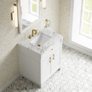 James Martin Bellshire 30" Single Bathroom Vanity, Bright White
