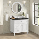 James Martin Lorelai 36" Single Bathroom Vanity, Bright White