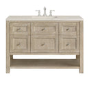 James Martin Breckenridge 48" Single Bathroom Vanity, Whitewashed Oak