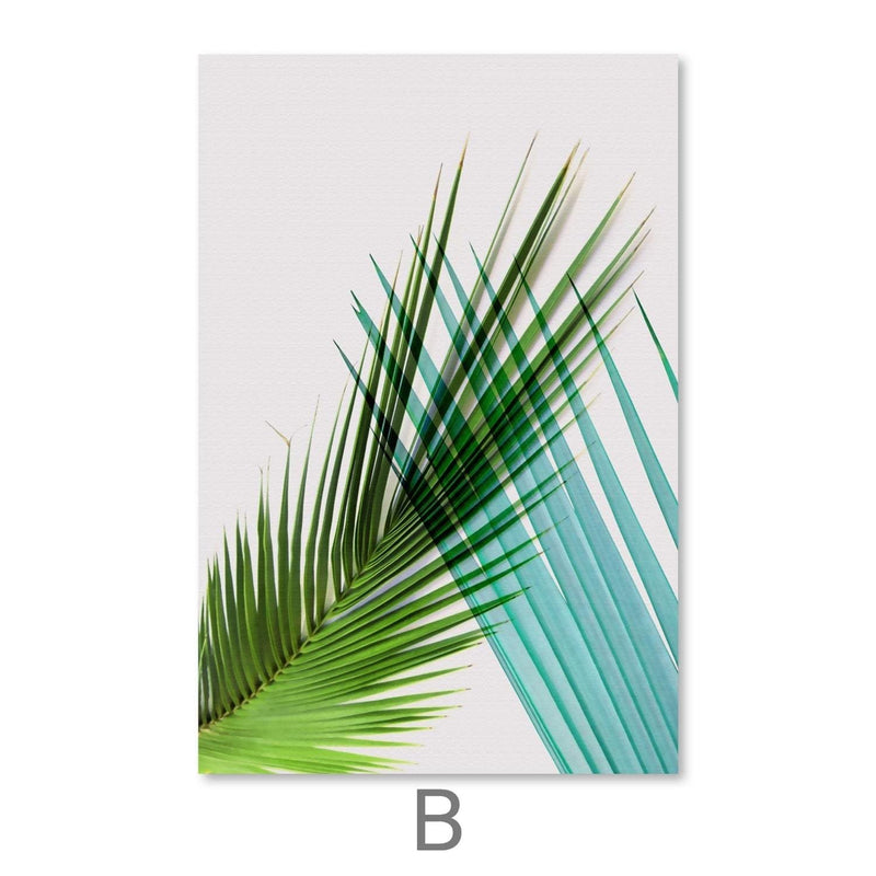 Exotic Leaves Canvas