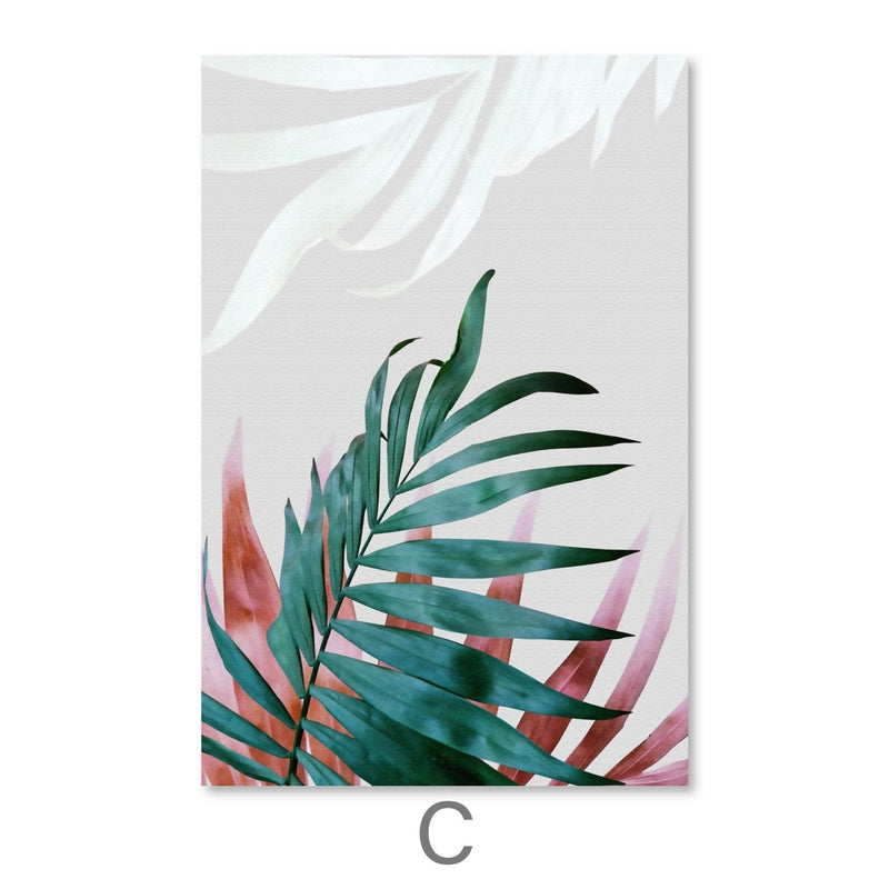 Exotic Leaves Canvas