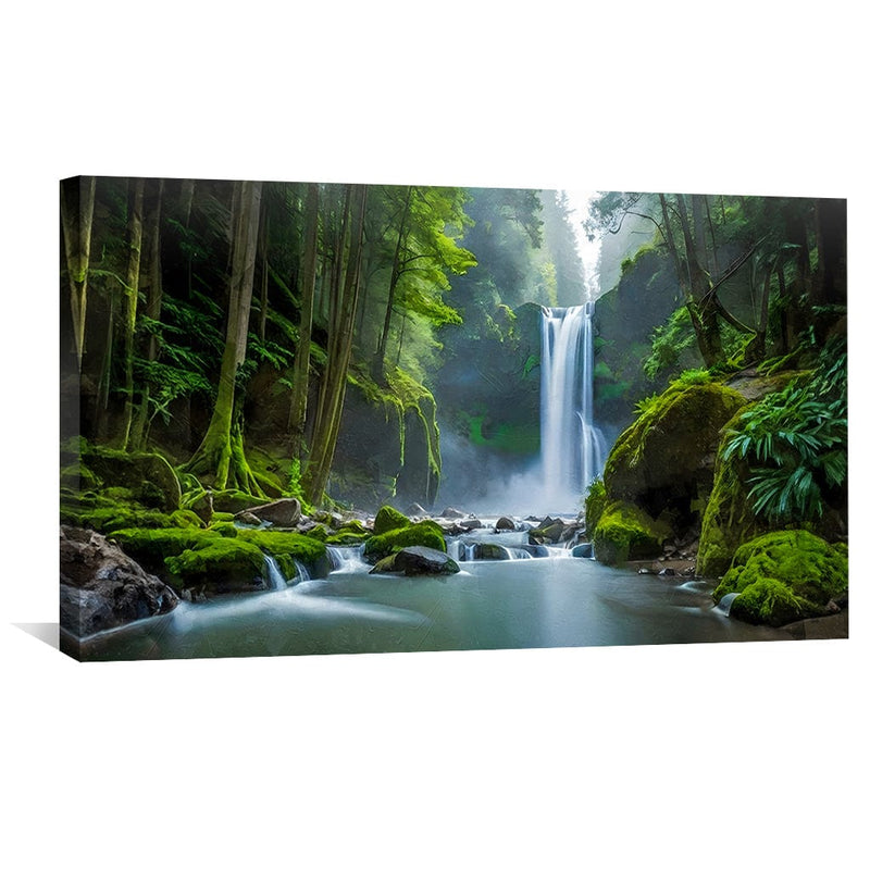 Exotic Waterfalls Canvas