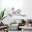 XP-55 Ascender Angle Metal Aircraft Wall Art - NCP0501