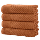 Cotton Diamond Waffle Weave Bath Towel Set - Grayson Collection by Great Bay Home