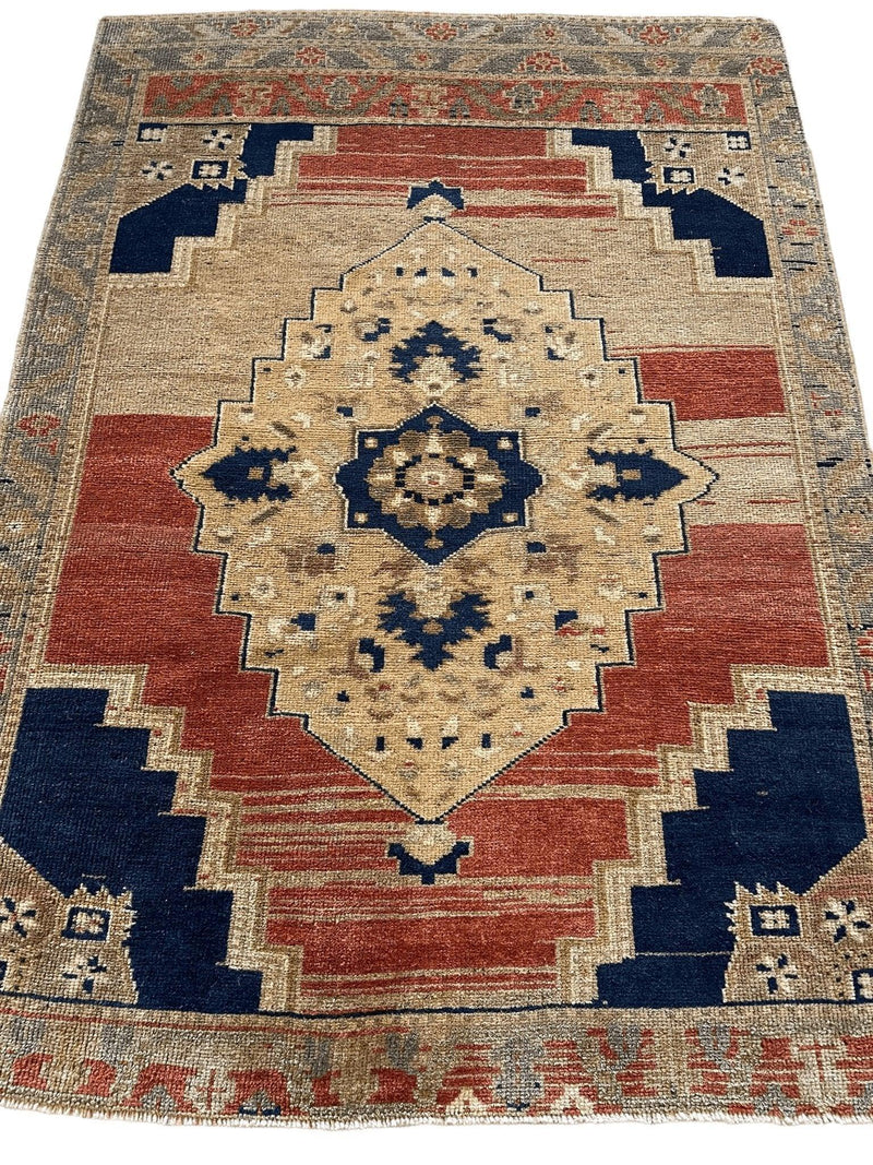 Exquisite handmade oushak rug 3'7''x5'
