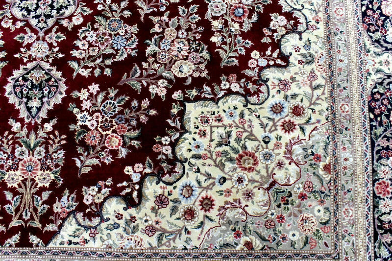 Exquisite Mint Hand-Knotted Peshawar Oriental Wool Rug – 9' x 12'