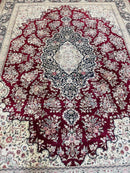 Exquisite Mint Hand-Knotted Peshawar Oriental Wool Rug – 9' x 12'