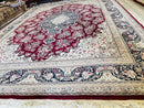 Exquisite Mint Hand-Knotted Peshawar Oriental Wool Rug – 9' x 12'