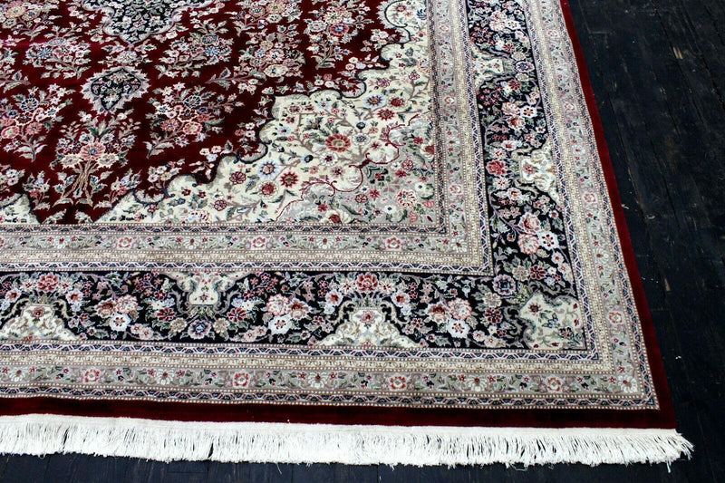 Exquisite Mint Hand-Knotted Peshawar Oriental Wool Rug – 9' x 12'