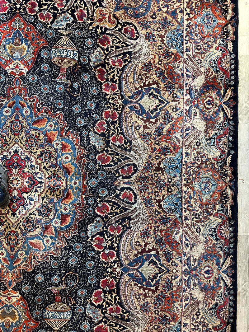 Exquisite Persian Kashmar Rug 9’11” x 13’3”