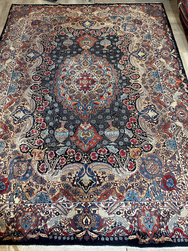 Exquisite Persian Kashmar Rug 9’11” x 13’3”