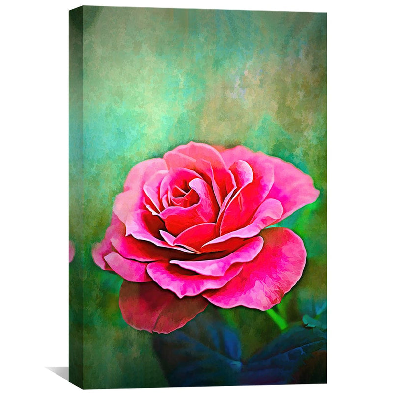 Exquisite Pink Rose Canvas