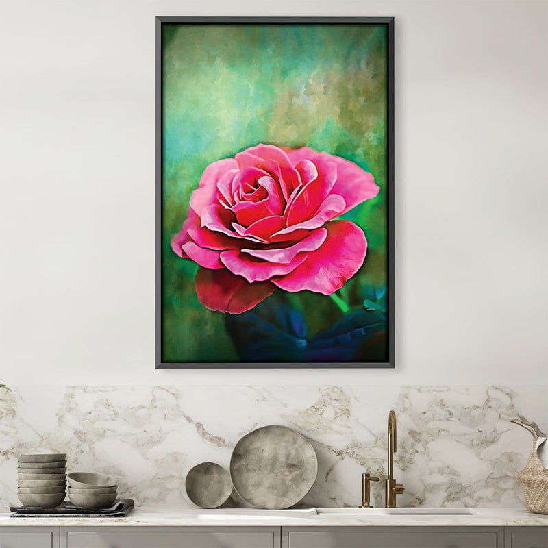 Exquisite Pink Rose Canvas