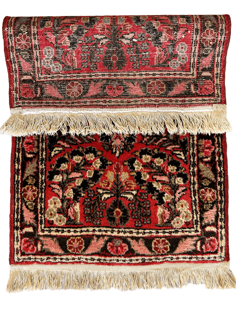Exquisite Small Sarouk Rug 1'10''x3 Ft