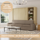 Wall Bed with Extended Sofa