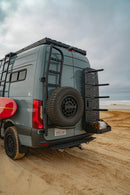 SPRINTER REAR TIRE CARRIER LADDER by White Top Adventures