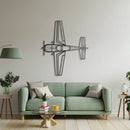 300L Top Metal Aircraft Wall Art - NCP0358