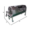 Extra-Large Stainless Steel Propane And Charcoal BBQ Rotisserie (SAK14873) by SAKSBY WHOLESALE