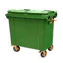 Extra Large Heavy-Duty Outdoor Commercial Trash Bin With Wheels And Handles, 660L (SAK43182)