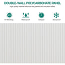 [10X12FT] Extra Large Heavy-Duty Polycarbonate Aluminum Greenhouse With Sliding Doors And Vents (SAK74183)