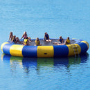 Extra Large Inflatable Floating Water Island With Trampoline, 22FT (SAK41258)