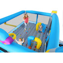 Extra Large Multifunctional Jump 'N Slide Inflatable Bouncer With Blower (SAK81243)