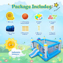 Extra Large Multifunctional Jump 'N Slide Inflatable Bouncer With Blower (SAK81243)