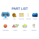 Extra Large Multifunctional Jump 'N Slide Inflatable Bouncer With Blower (SAK81243)