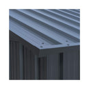 Alora Extra-Large Outdoor Galvanized Steel Outdoor Storage Shed With Skylight Roof (SAK42671)
