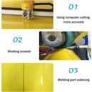 Extra Large Inflatable Private Dock Swimming Pool Yacht Water Slide With Safety Net And Electric Air Pump (SAK14286)