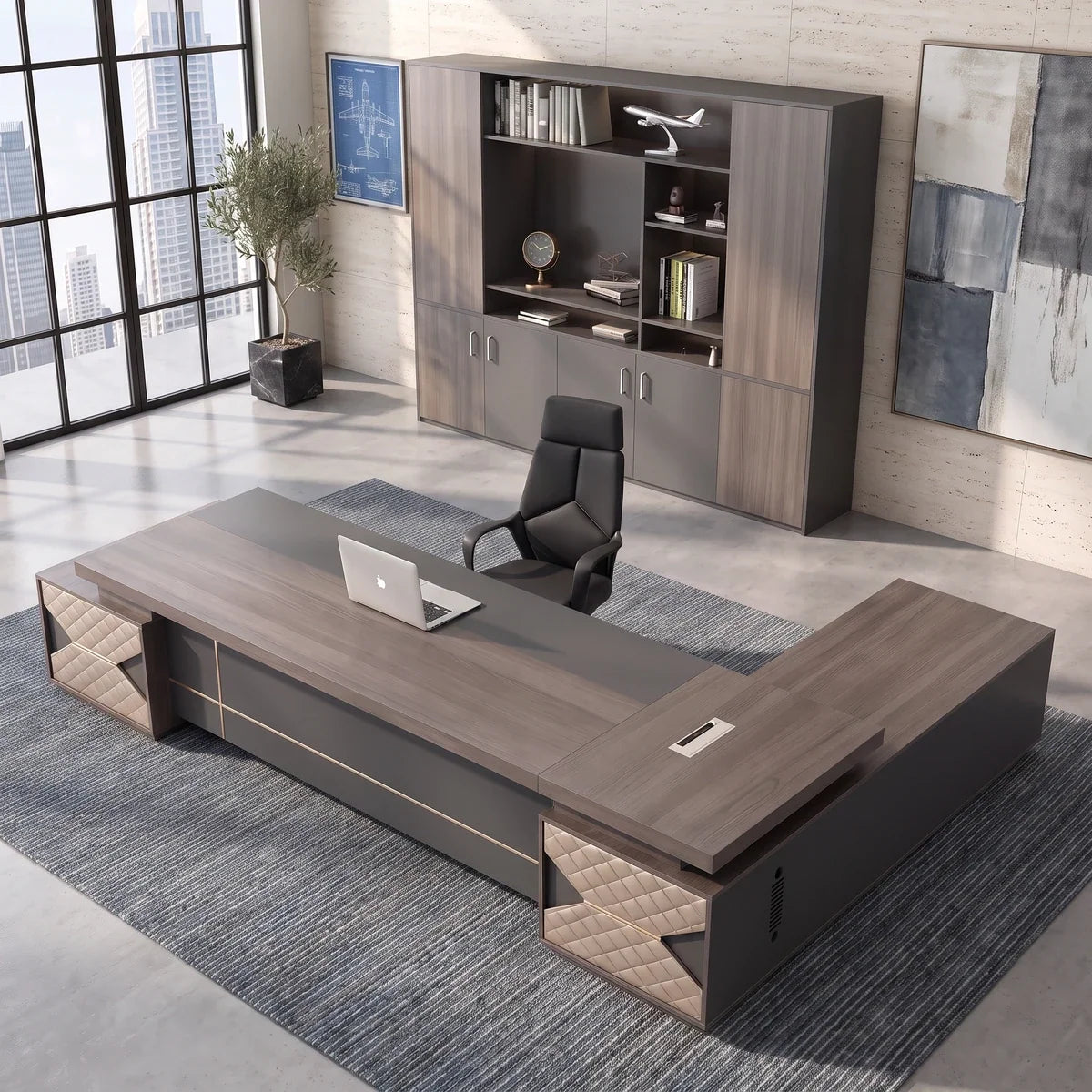 Eyer · Modern L-Shaped Executive Desk, photo 6 of 17