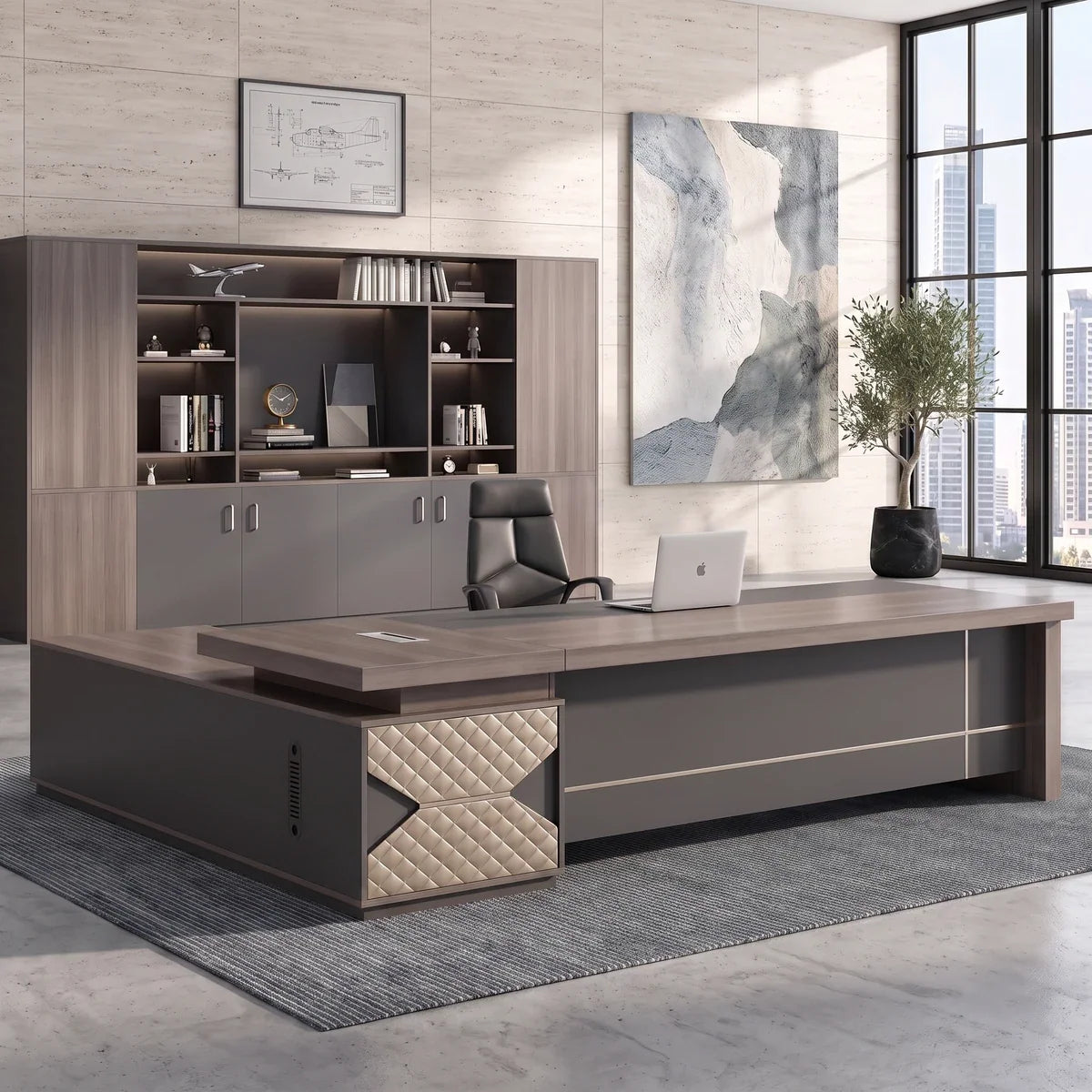 Eyer · Modern L-Shaped Executive Desk, photo 7 of 17