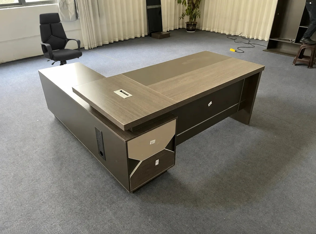 Eyer · Modern L-Shaped Executive Desk, photo 12 of 17