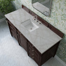 James Martin Brittany 60" Single Bathroom Vanity, Burnished Mahogany