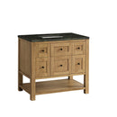 James Martin Breckenridge 36" Single Bathroom Vanity, Light Natural Oak