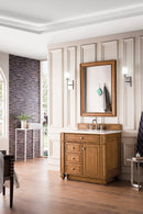 James Martin Bristol 36" Single Bathroom Vanity, Saddle Brown