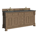 James Martin Brookfield 72" Double Bathroom Vanity, Pecan