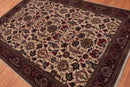 6'1" x 8'7" Hand Knotted 250 KPSI Superfine Wool Oriental Area rug Beige