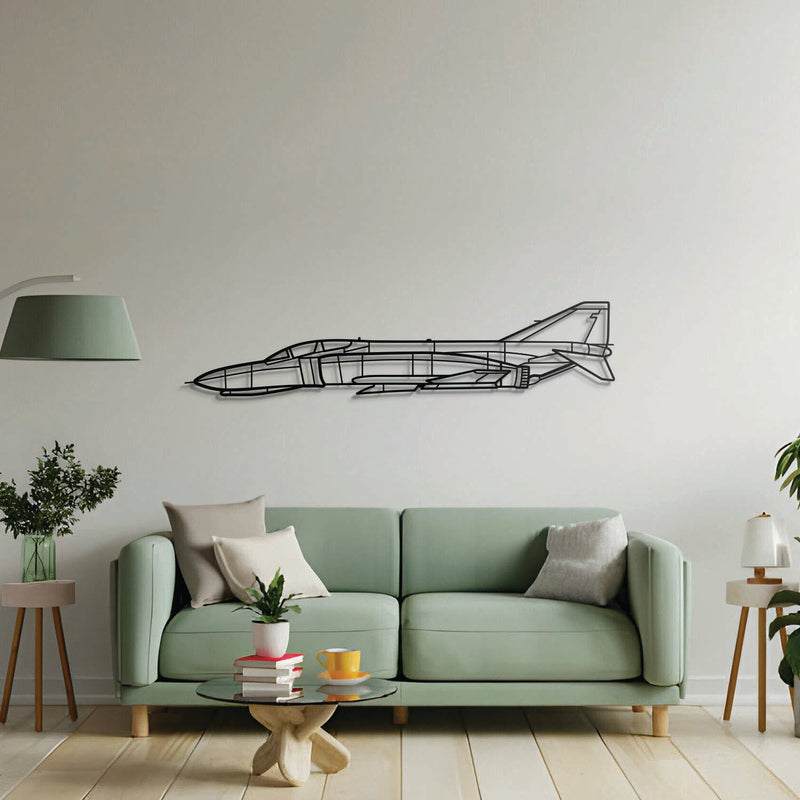 F-4C Phantom Metal Aircraft Wall Art - NCP0422