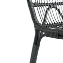 Outdoor Wicker Dining Chairs With Washable Cushions (Set of 2) by HouseOfZazla