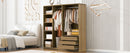 Doorless Storage Wardrobe For Dedroom With Shelves And 3 Drawers by HouseOfZazla